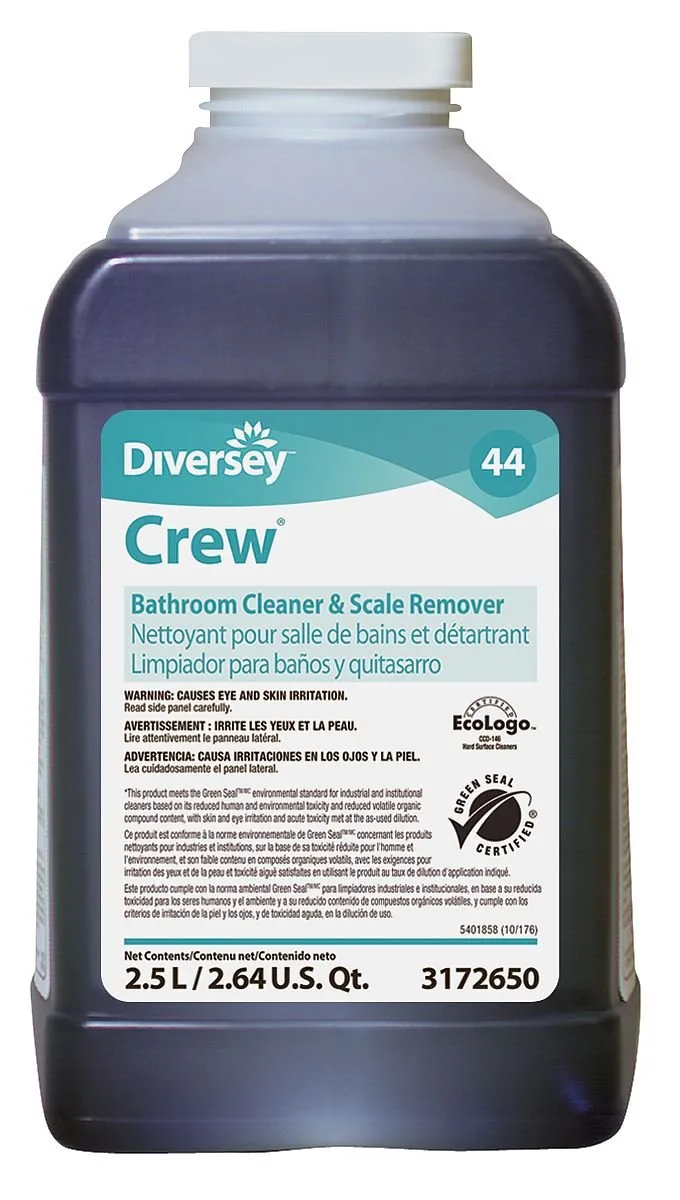Diversey Bathroom Cleaner 2.5L, Purple Surfactant, 13 gal Yield, Janitorial Supplies, PK2