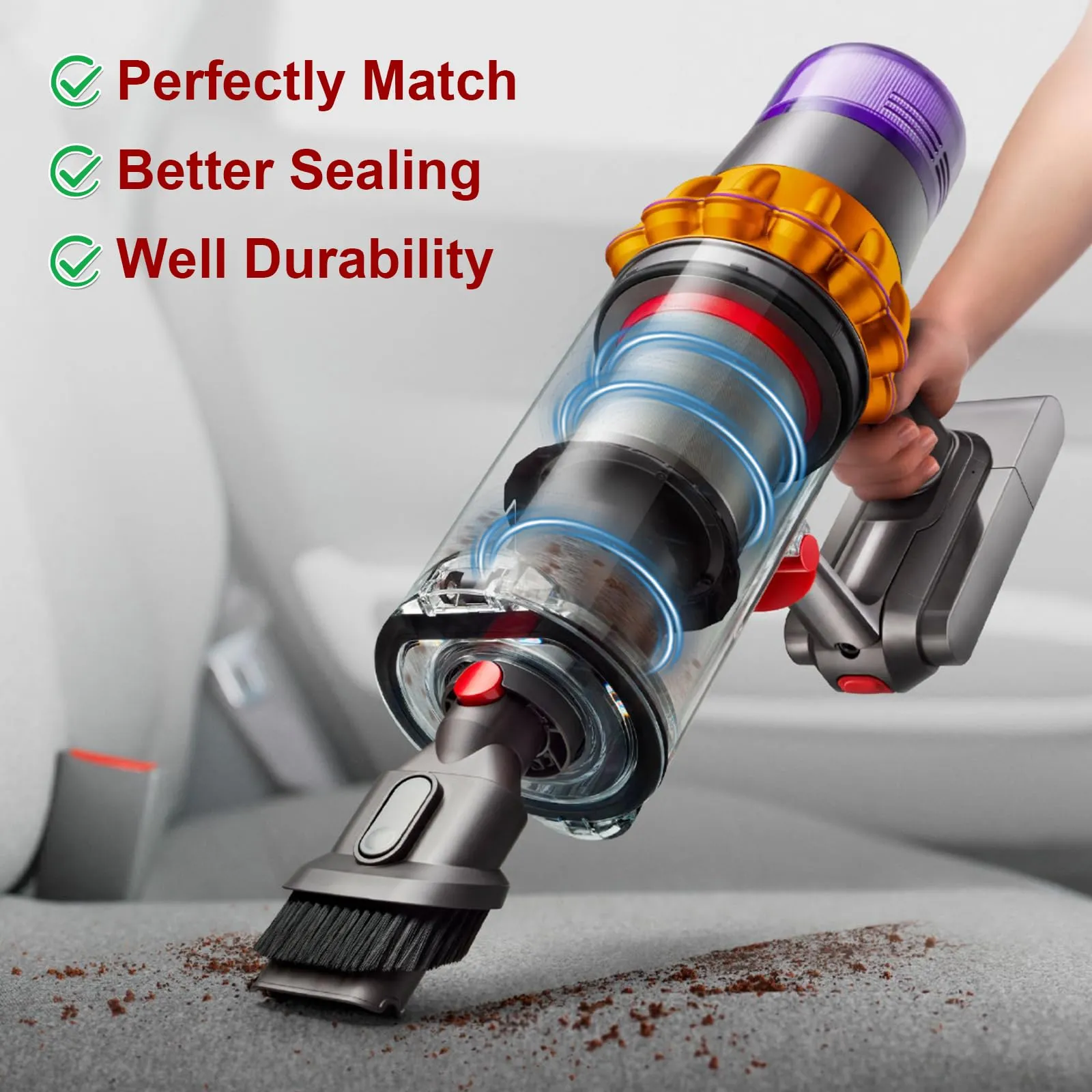 Dust Bin for Dyson V11 V15 SV14 SV15 SV22 - Large Replacement Canister Compatible Part No. 970050-01 - Image 5