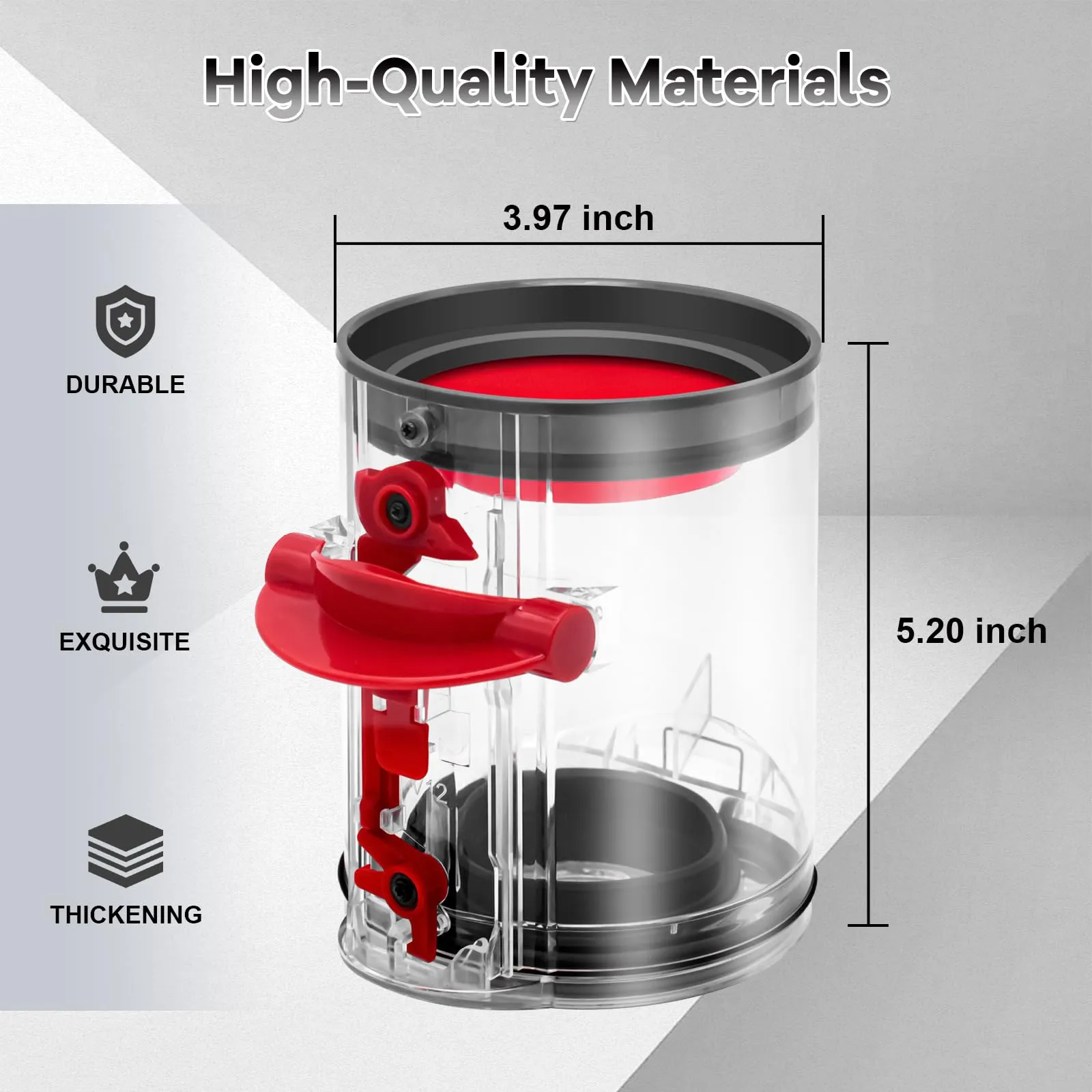 Dust Bin Replacement for Dyson V10 Digital Slim/V12 Detect Slim SV18 SV20 Vacuum Cleaner - Image 2