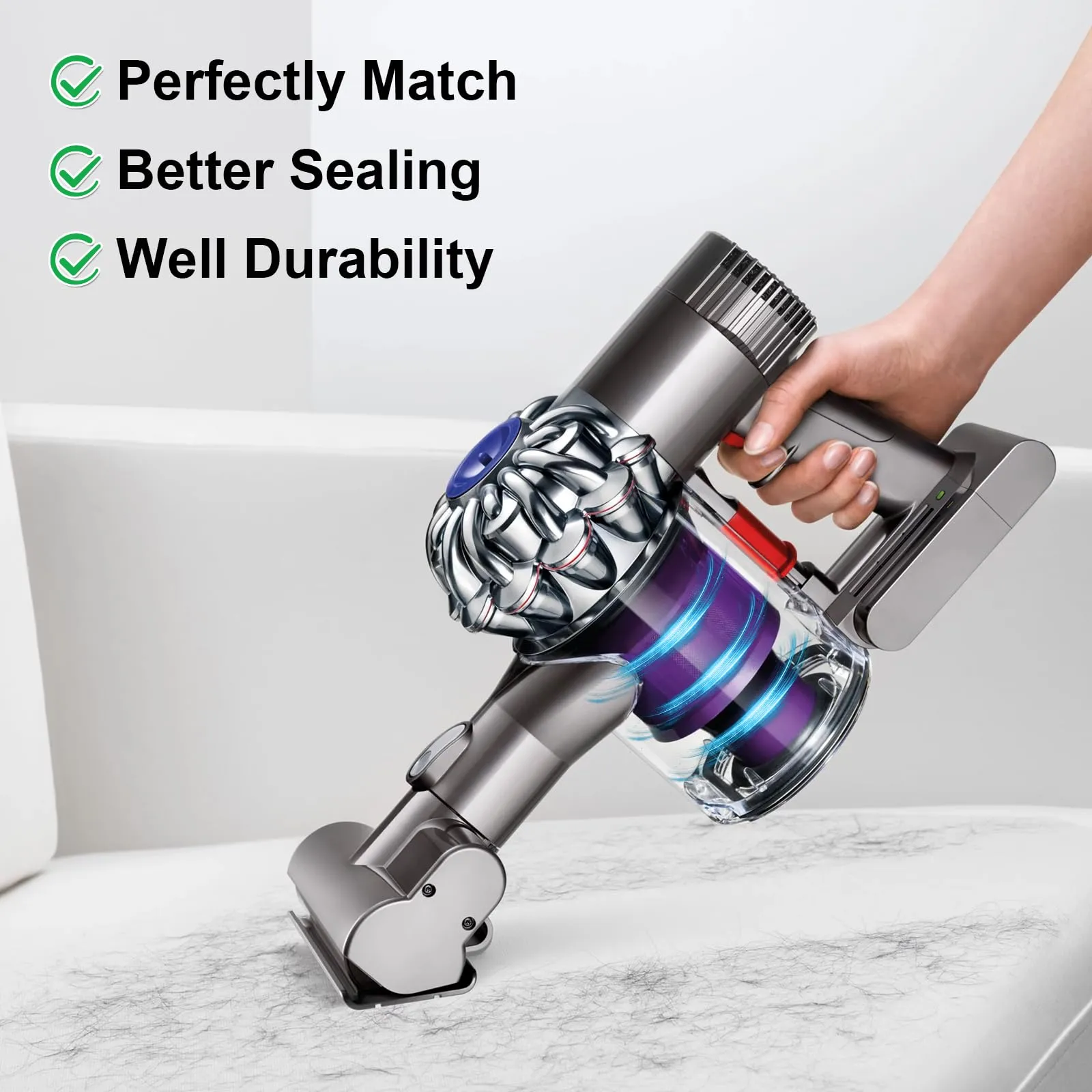 Dust Bin Replacement for Dyson V6 DC58 DC59 DC62 DC74 Vacuum Cleaner Canister - Coodss - Image 6