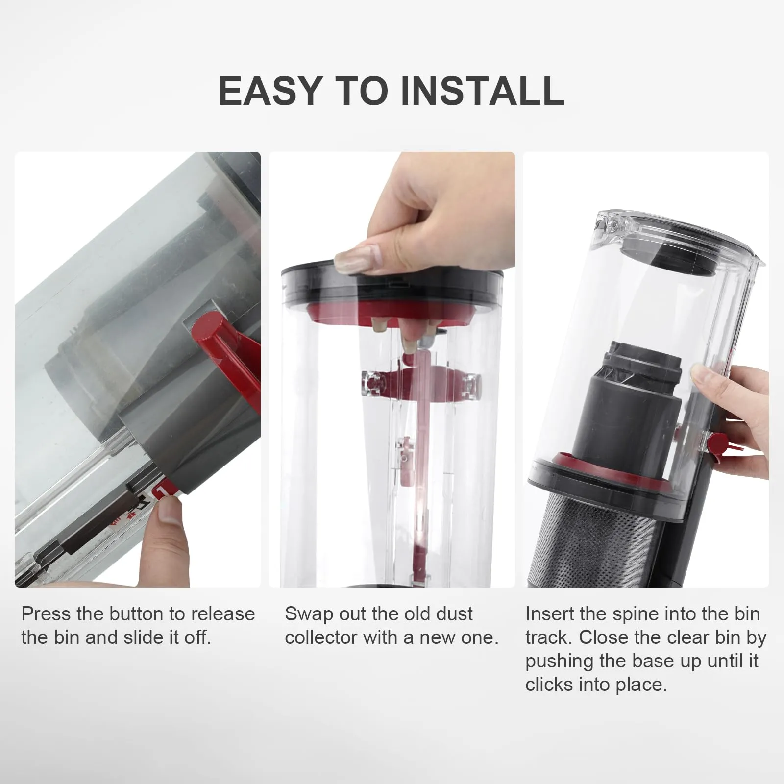 Dust Bin Vacuum Replacement Canister for Dyson V11 V15 - Large Canister Compatible Parts - Image 6