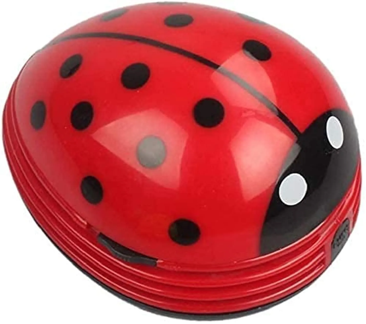 E ECSEM Cute Portable Cartoon Mini Desktop Vacuum Cleaner - Red - Handheld Dust Crumb Sweeper