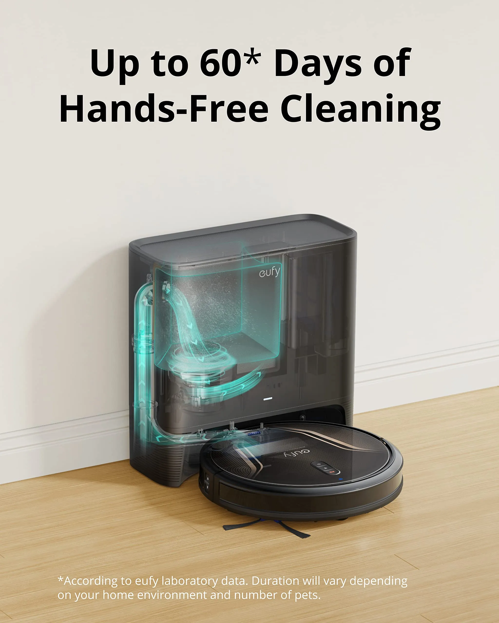 Eufy Clean G40 Hybrid+ Robot Vacuum & Mop, 2500Pa Suction, Self ...