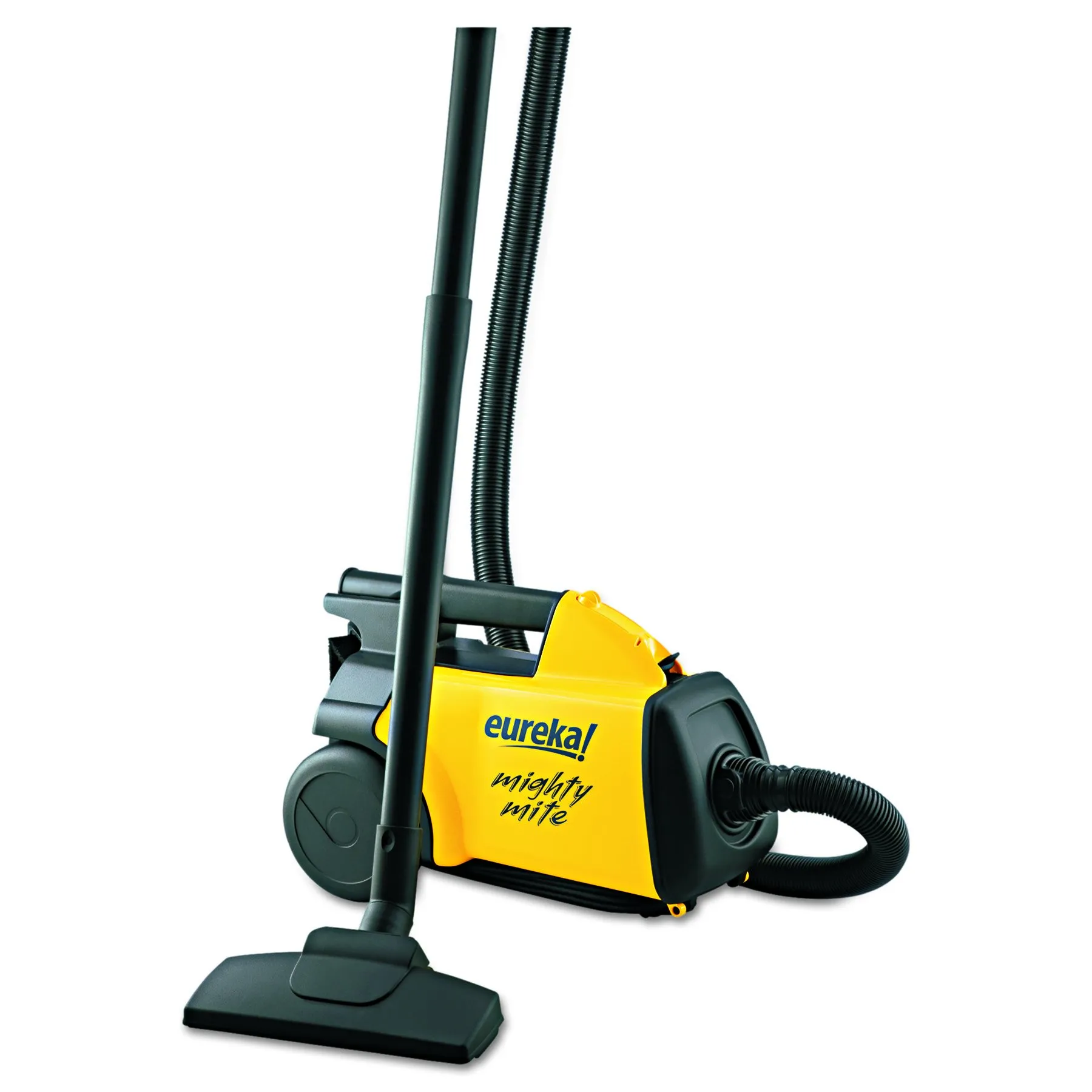 Eureka 3670G Lightweight Mighty Mite Canister Vacuum - 9A Motor, 8.2 lb, Yellow, 6 Attachments