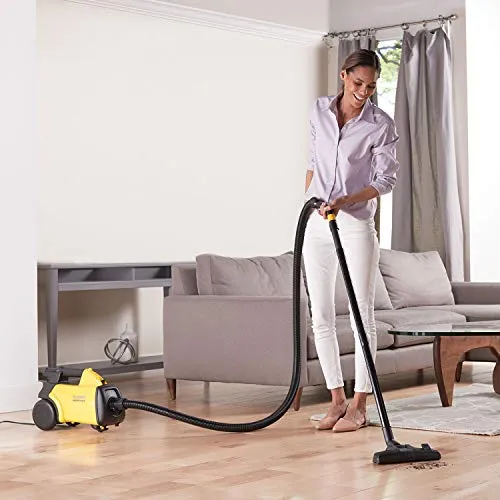 Eureka Mighty Mite 3670G Yellow Corded Canister Vacuum - Lightweight, 2.5L Capacity, Pet Hair Cleaner - Image 3