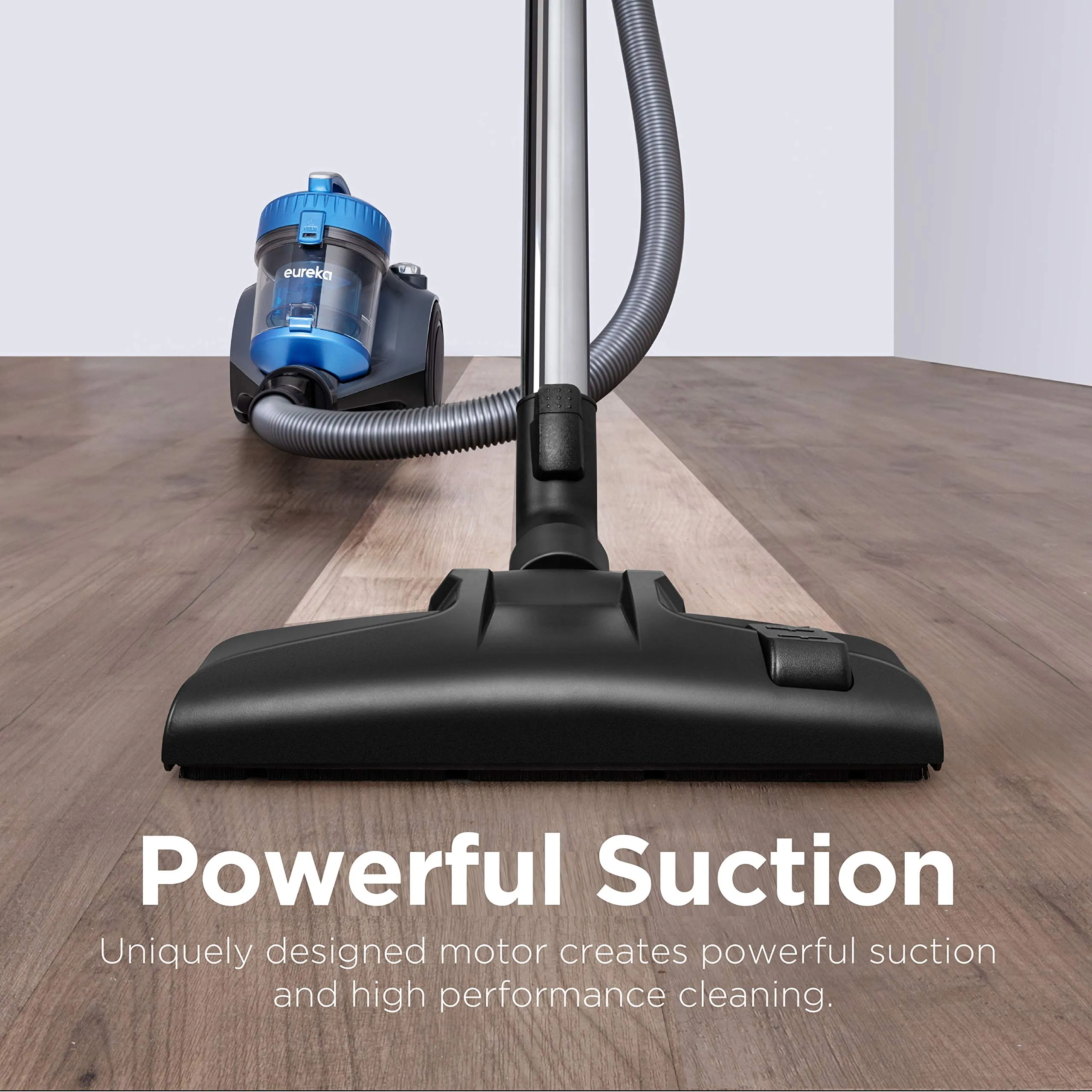 Eureka WhirlWind Bagless Canister Vacuum Cleaner, 2.5L, Lightweight, Blue, Ideal for Carpets & Hard Floors - Image 2