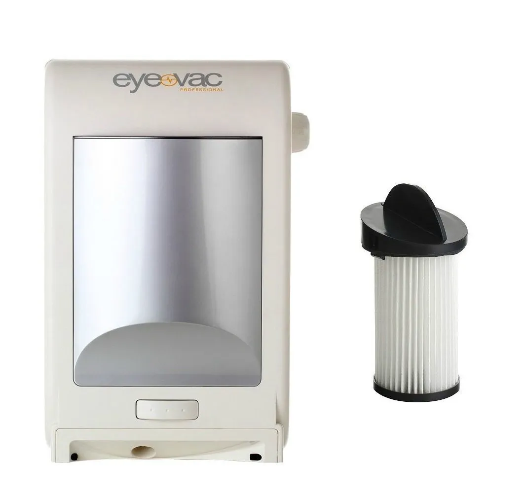 EYE-VAC PRO White Automatic Touchless Vacuum with 1400W Power and Dual Filtration System