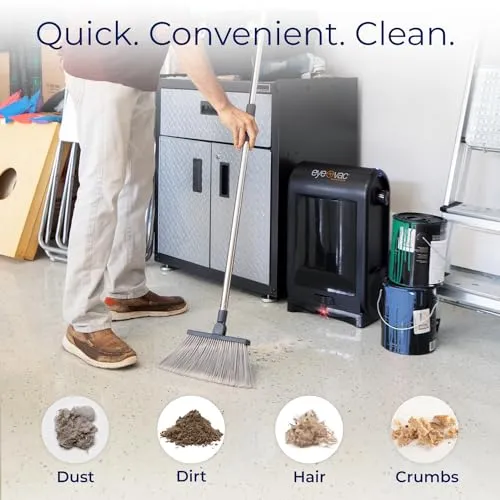 EyeVac Pro Touchless Vacuum - 1400W Automatic Dustpan for Home & Salon - Black, Bagless 3 EyeVac Pro Touchless Vacuum - 1400W Automatic Dustpan for Home & Salon - Black, Bagless - Image 3