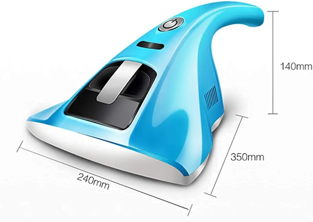 Flyingqin Handheld Vacuum Cleaner 12KPa Suction for Mattresses Sofas Bed, Lightweight Blue Design 2 Flyingqin Handheld Vacuum Cleaner 12KPa Suction for Mattresses Sofas Bed, Lightweight Blue Design - Image 2