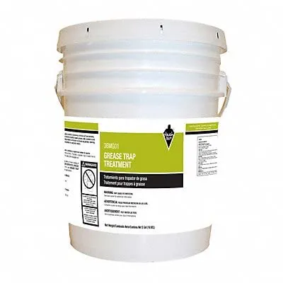 Grease Trap Treatment 5 Gal Pail by Tough Guy - Effective Enzyme Solution for Grease Traps