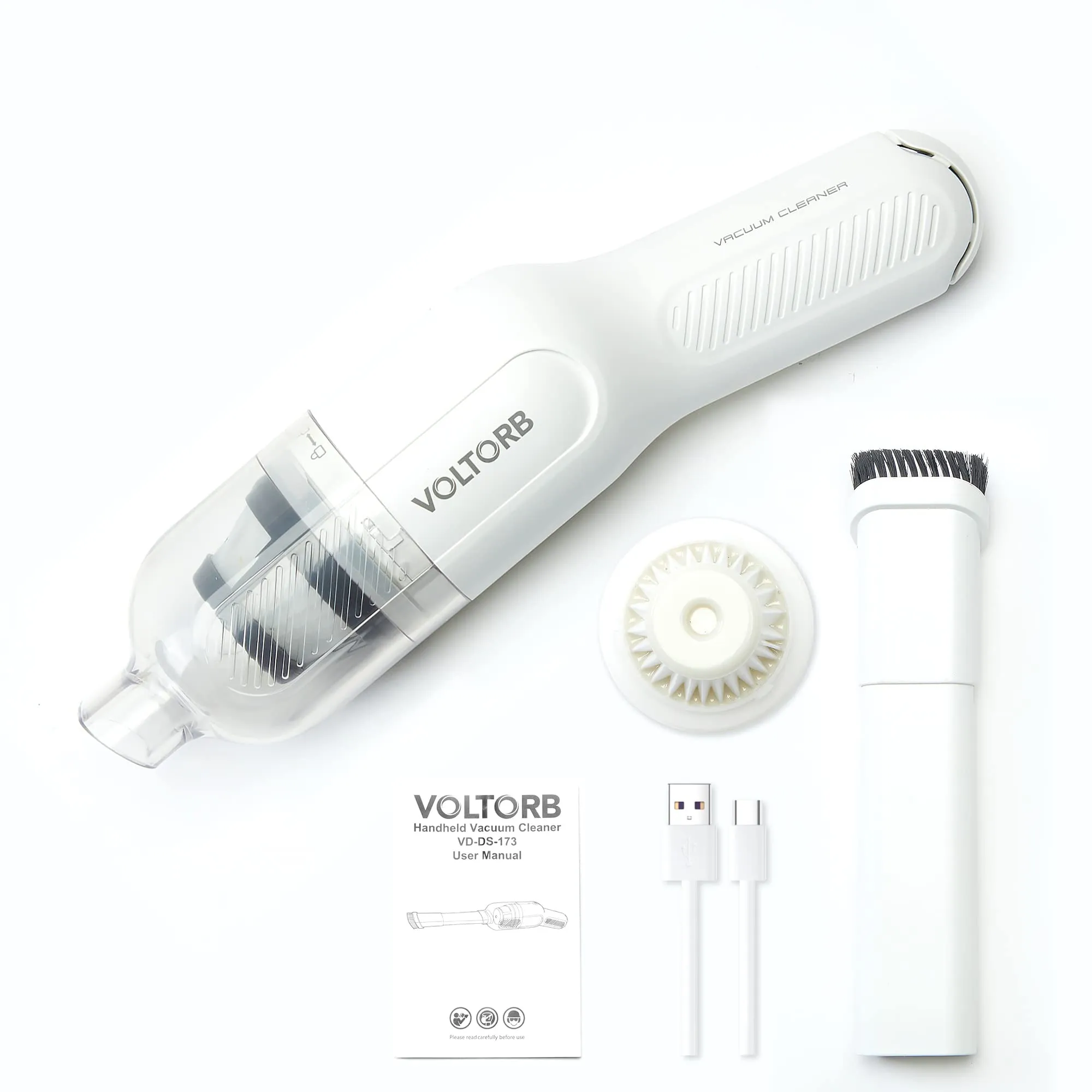 Handheld Cordless Vacuum Cleaner - 5KPA Suction, Ultra-Lightweight, USB Charging, Mini Car & Home - Image 7