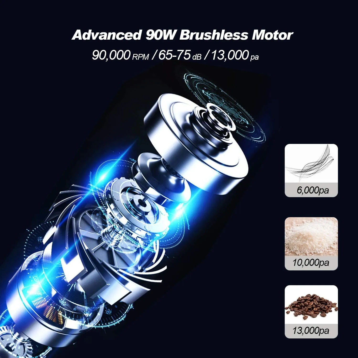 Handheld Vacuum Cleaner Cordless 13Kpa - Lightweight 1.4LB with Charging Dock & One-Touch Empty - Image 2