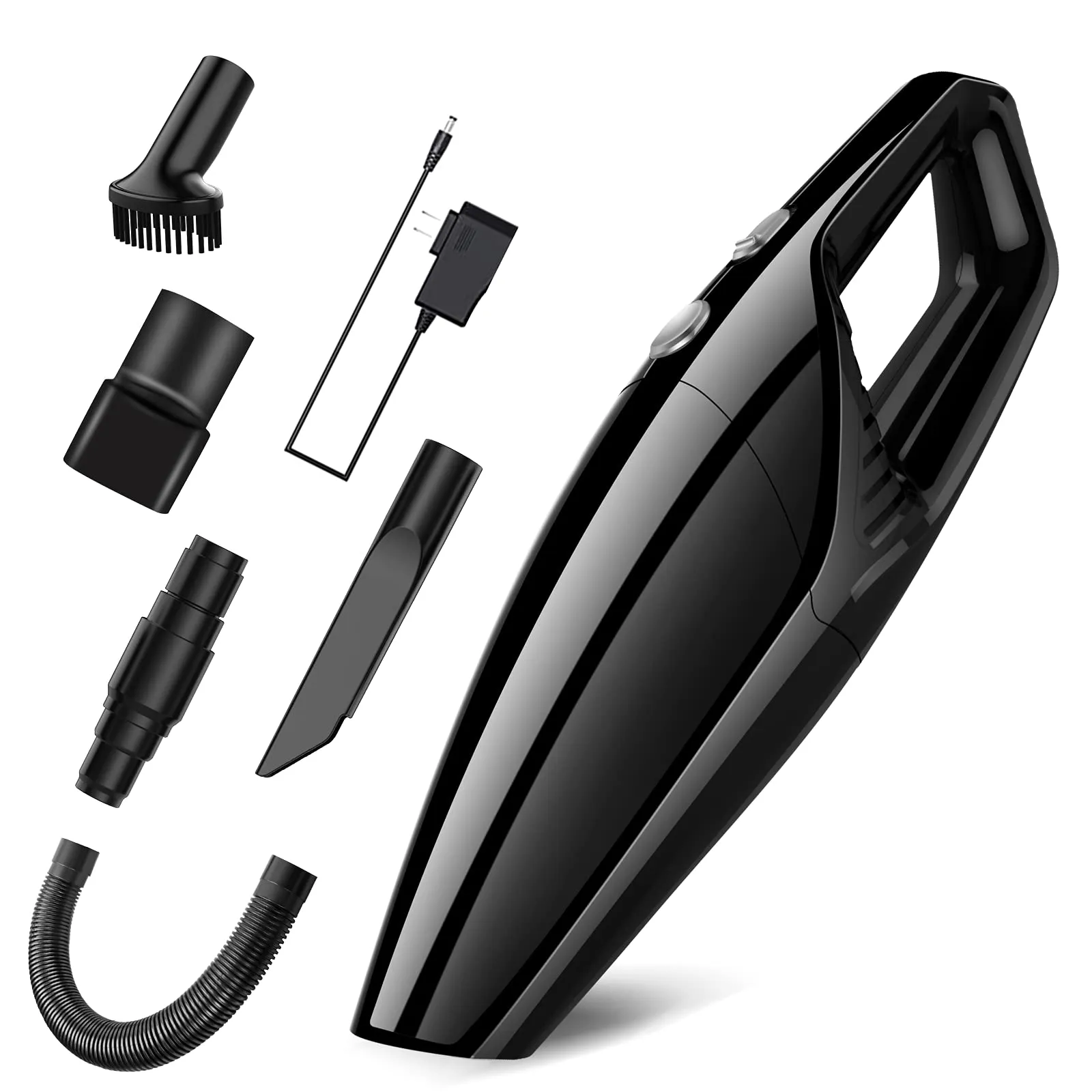 Handheld Vacuum Cleaner Cordless Rechargeable 7000PA Suction Power, Lightweight Black Mini Vac - Image 7