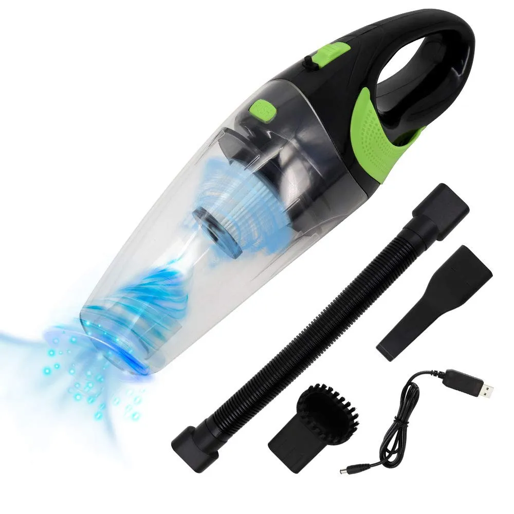 HiKiNS Cordless Handheld Car Vacuum Cleaner 120W Strong Suction Wet Dry Use for Home, Car, Office