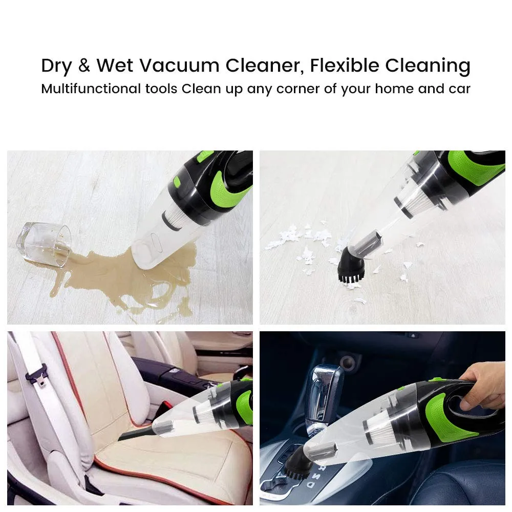 HiKiNS Cordless Handheld Car Vacuum Cleaner 120W Strong Suction Wet Dry Use for Home, Car, Office - Image 4