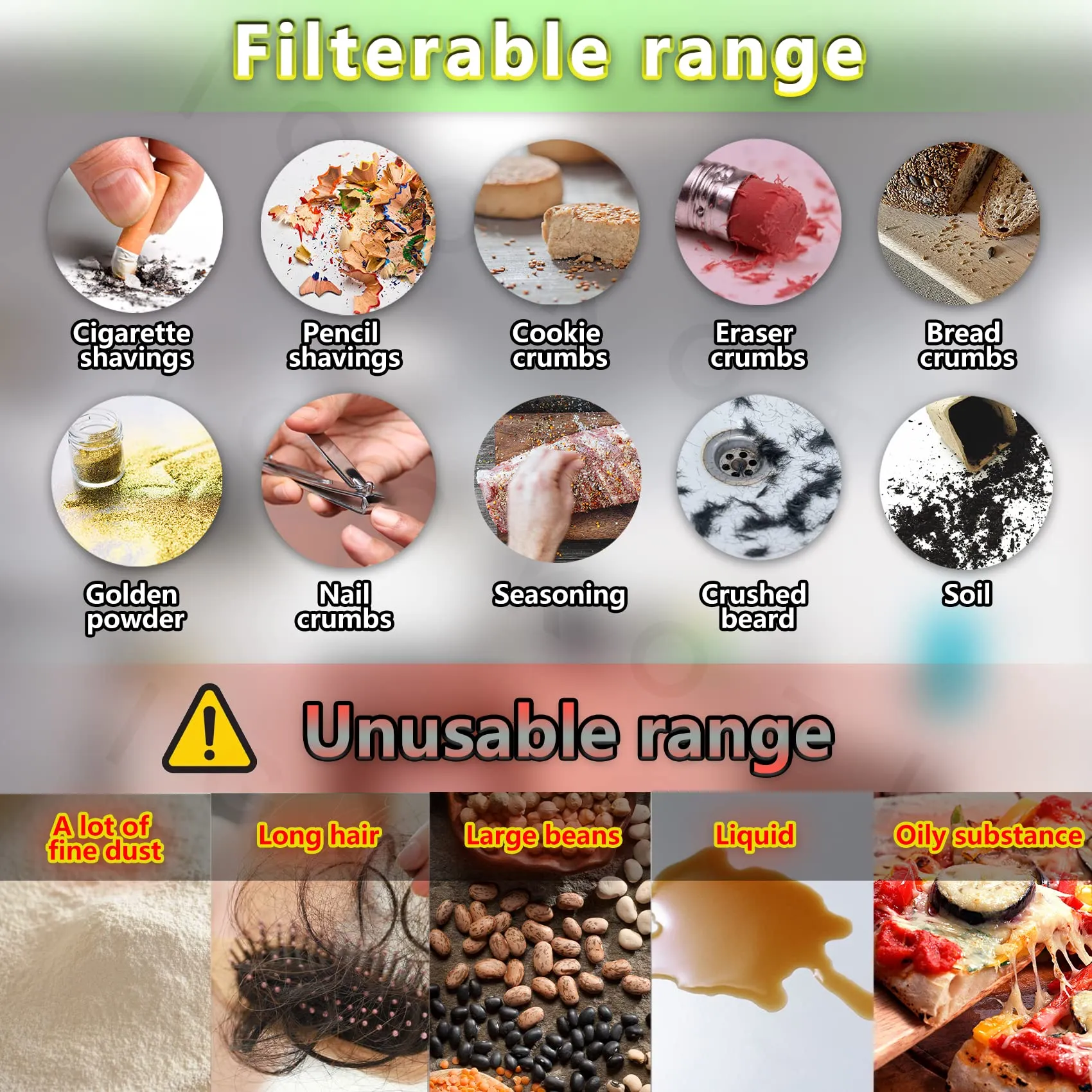 IGOKOTI Mini Desk Vacuum Cleaner - Cordless USB Rechargeable, High Suction & Low Noise, 3.16' Size - Image 8