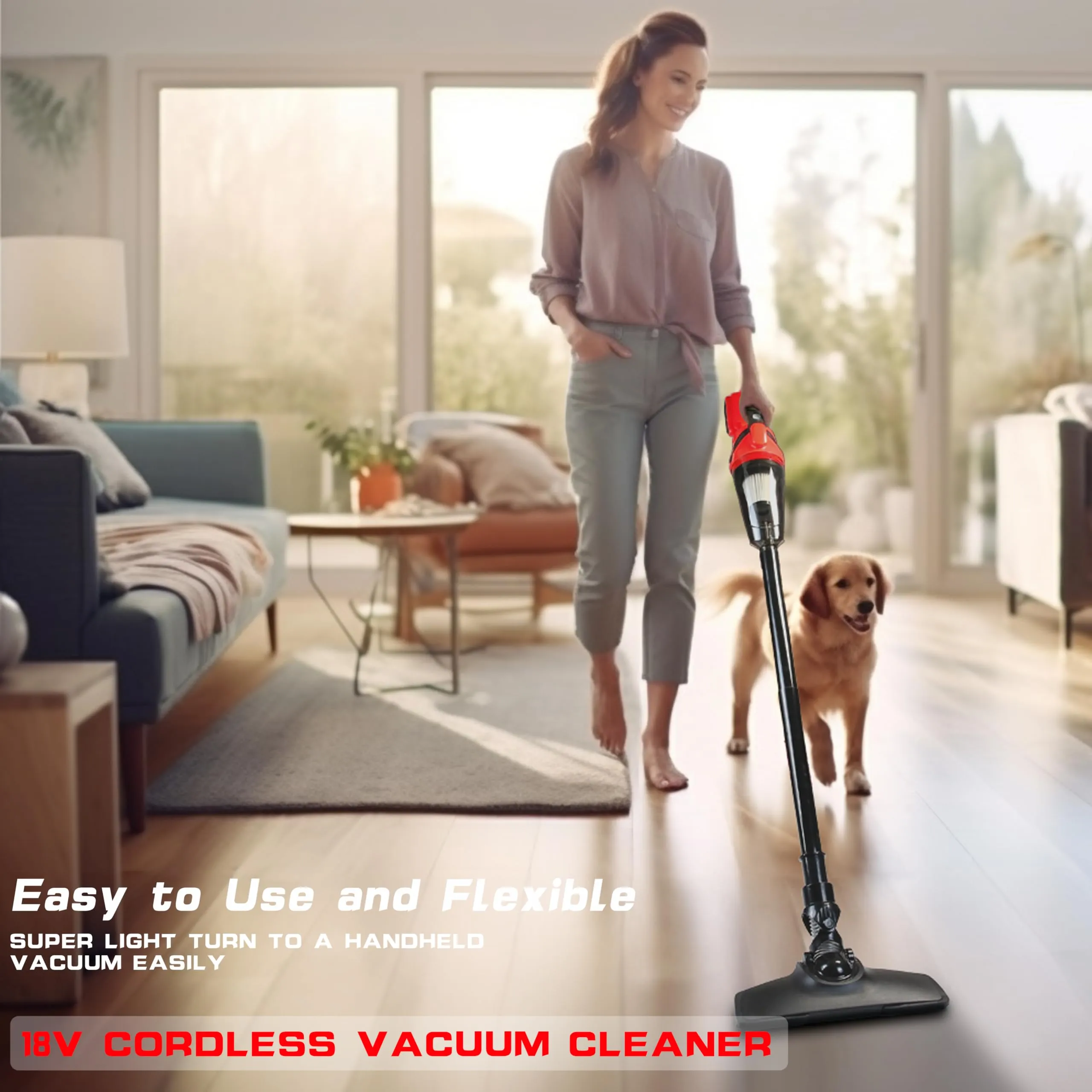 IRONFIST Cordless Vacuum Cleaner for Milwaukee M18 Batteries - Portable Handheld for Hard Floors & Carpets - Image 6