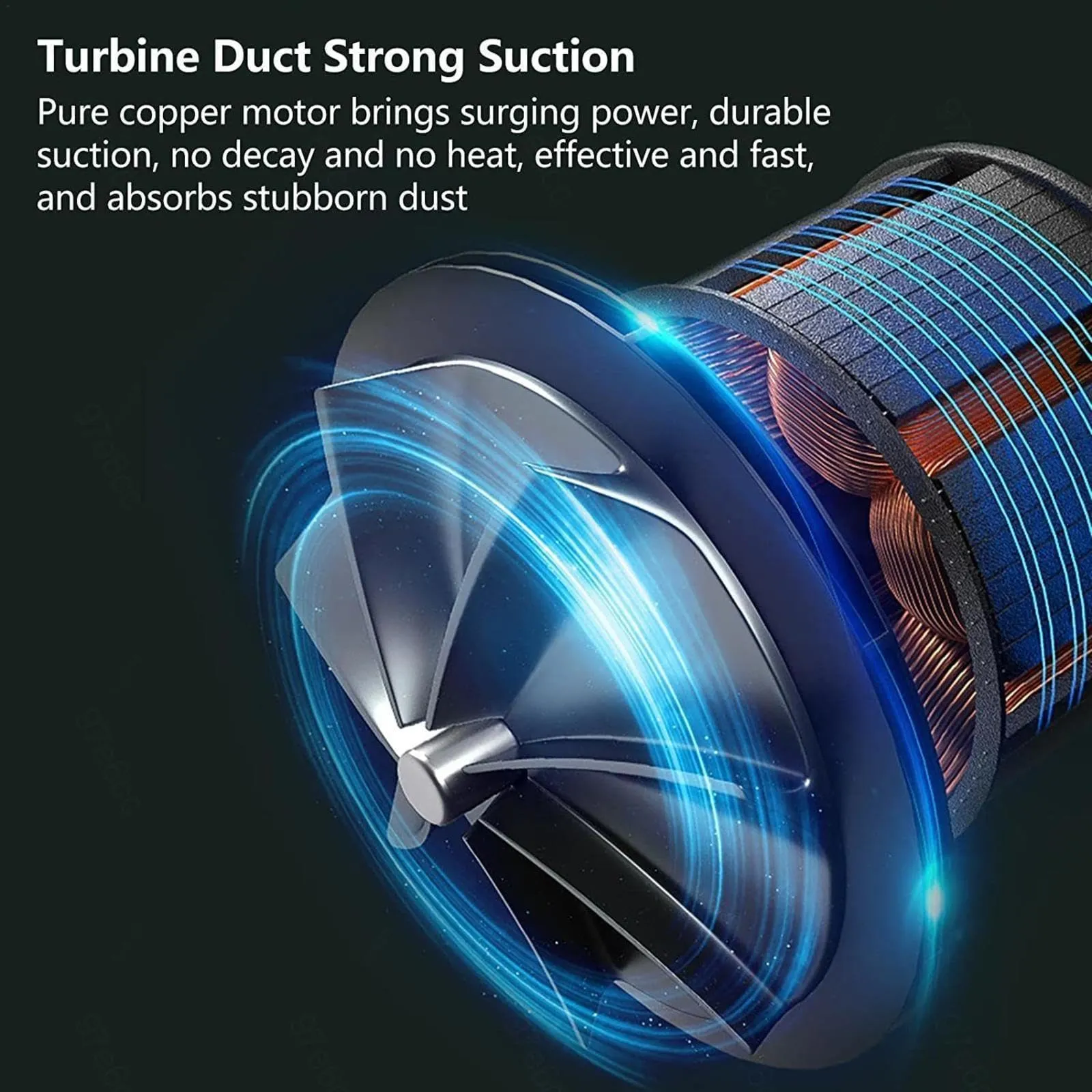 Jettvac Cordless Vacuum Cleaner - Portable Mini Wireless, Strong Suction, Low Noise, 3-in-1 (Black) - Image 3