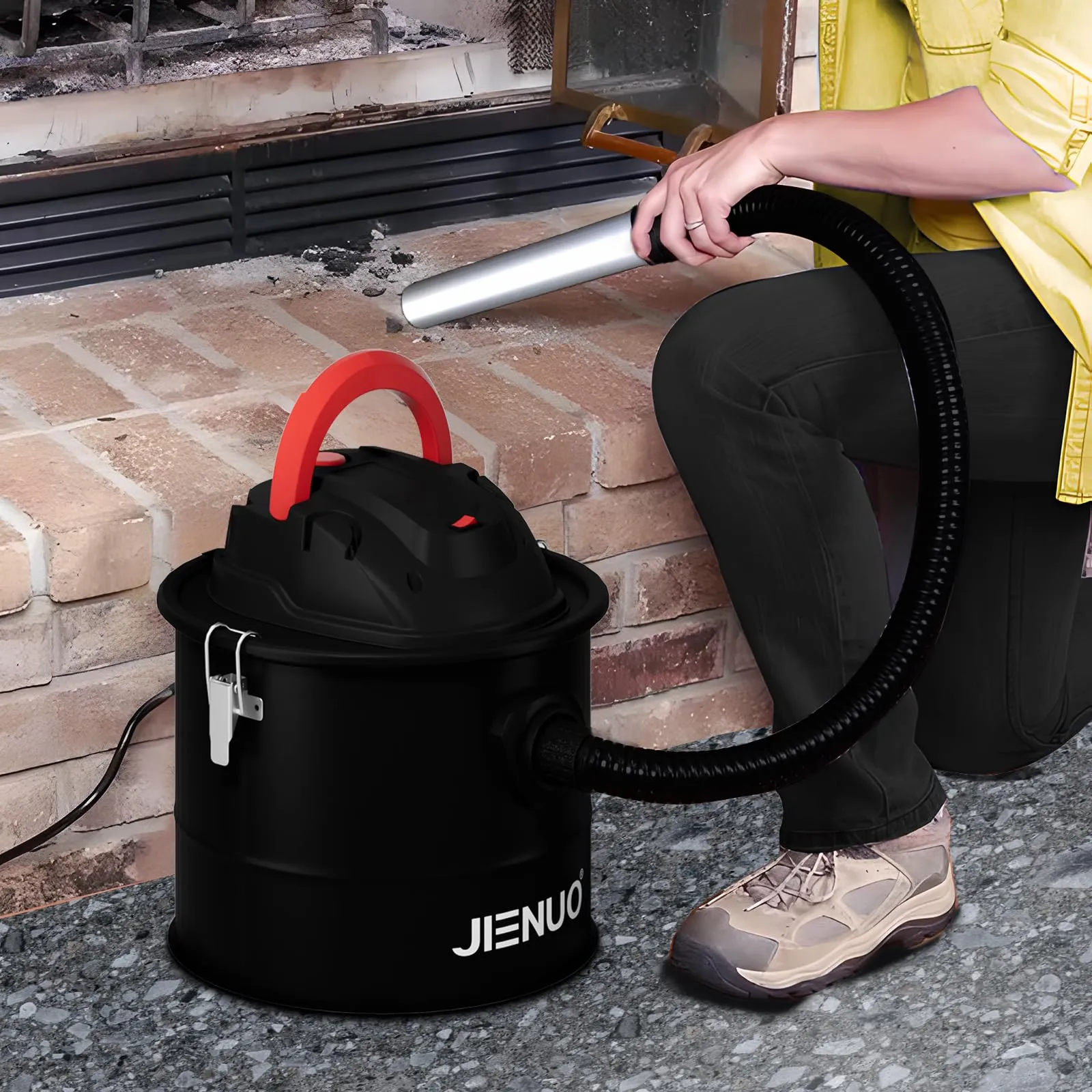 JIENUO 4 Gallon Ash Vacuum Cleaner with 1000W Suction, Semi Auto Filter Clean, Blower Function - Image 8