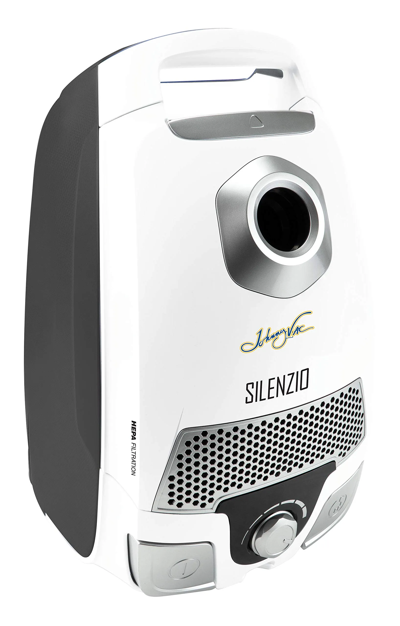 Johnny Vac Silenzio Canister Vacuum - HEPA Filtration, Turbo Air Nozzle, Telescopic Handle & Brushes 2 Johnny Vac Silenzio Canister Vacuum - HEPA Filtration, Turbo Air Nozzle, Telescopic Handle & Brushes - Image 2