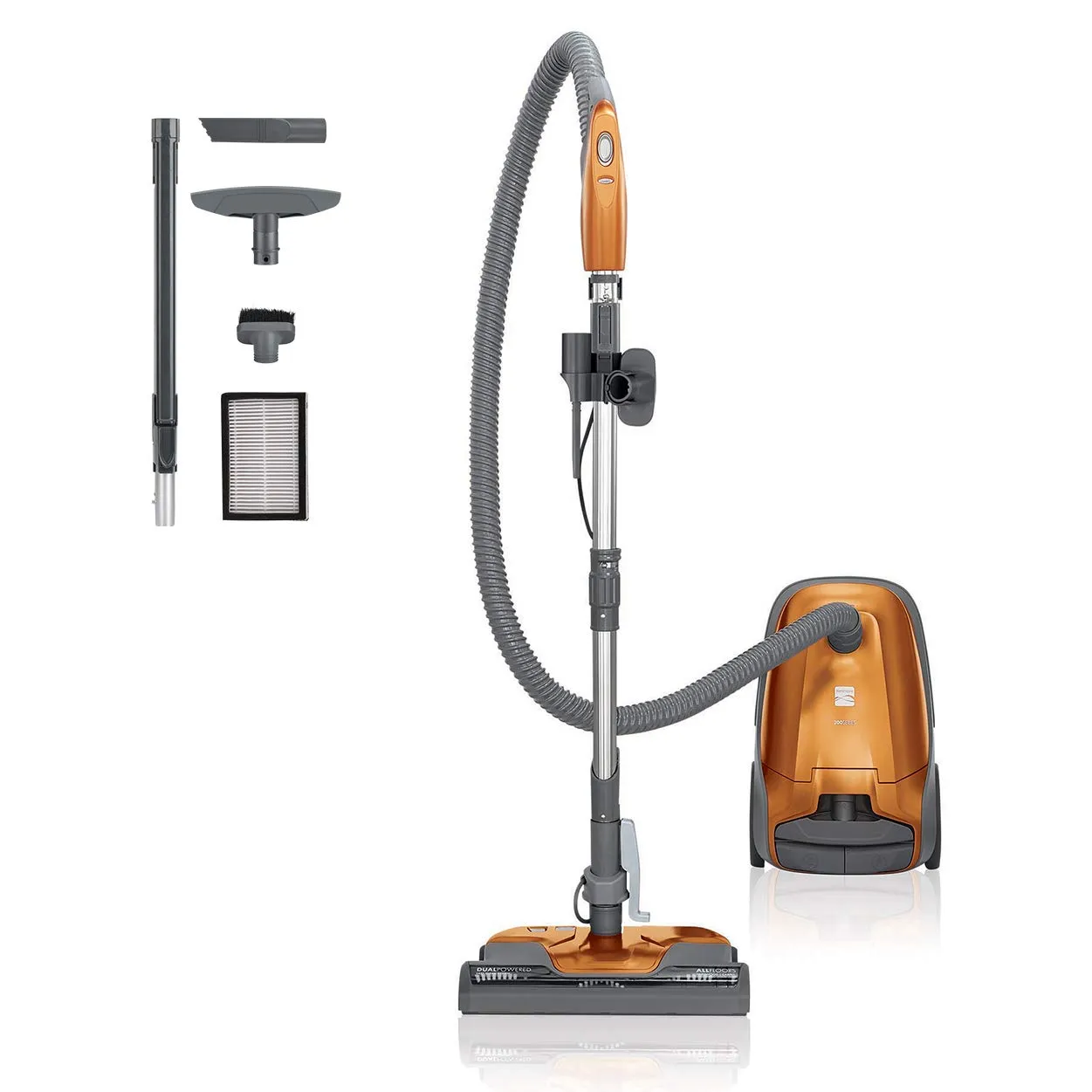 Kenmore 81214 Pet Friendly Bagged Canister Vacuum Cleaner with HEPA Filter, 2 Motor System
