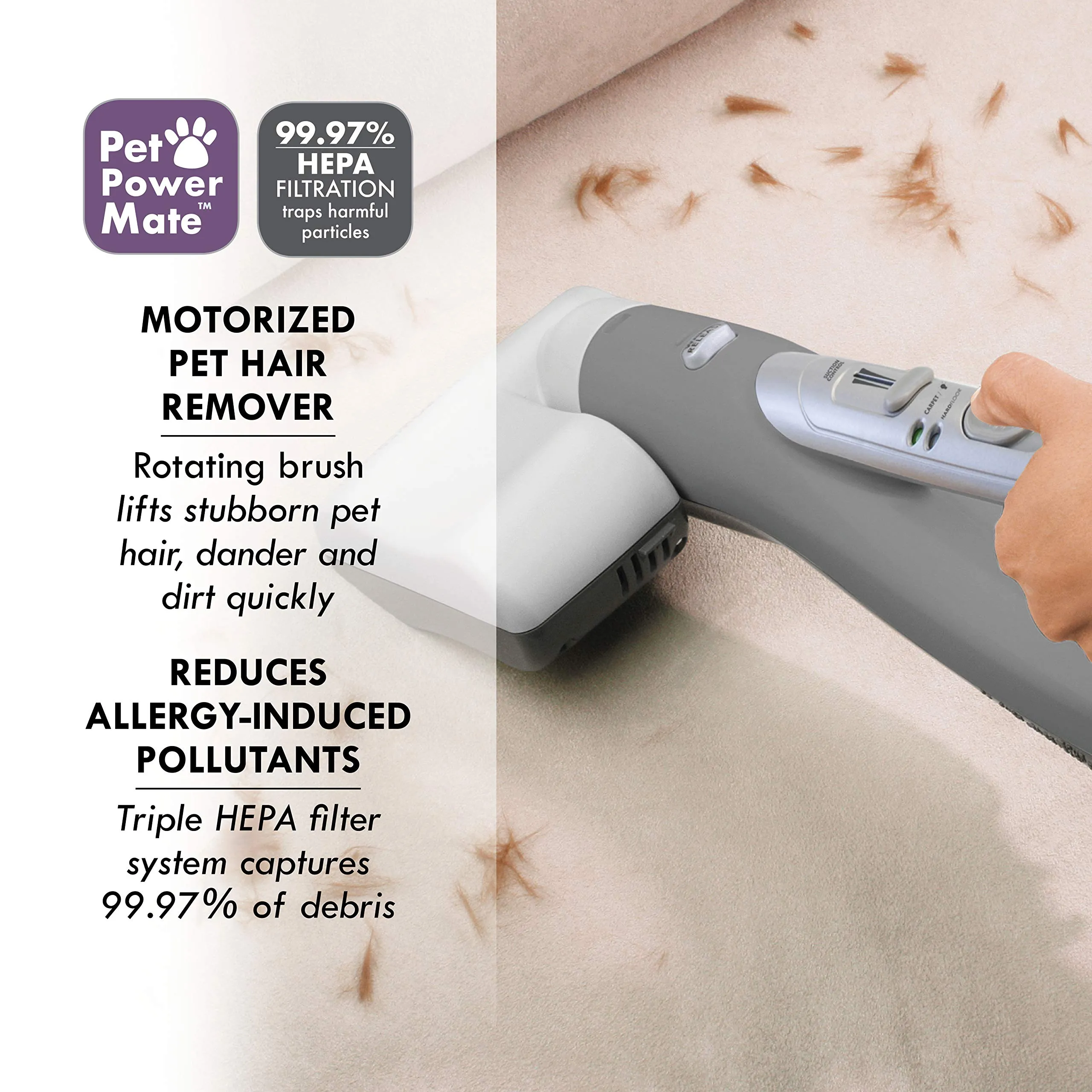 Kenmore Elite 81714 Pet Friendly Ultra Plush Bagged Canister Vacuum with HEPA Filter, Champagne - Image 5