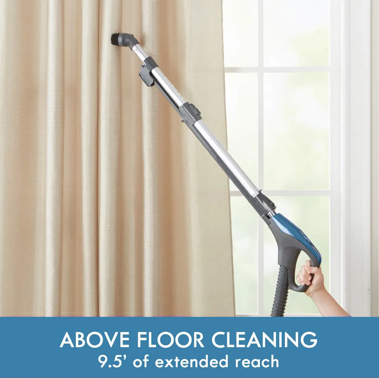 Kenmore Lightweight Bagged Canister Vacuum Cleaner - Pet Friendly, HEPA, 4 Tools, Blue, 20 lbs - Image 2