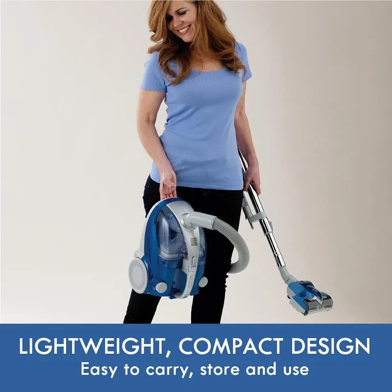 Kenmore Pet-Friendly Lightweight HEPA Canister Vacuum - Variable Modes, Retractable Cord, Blue 5 Kenmore Pet-Friendly Lightweight HEPA Canister Vacuum - Variable Modes, Retractable Cord, Blue - Image 5