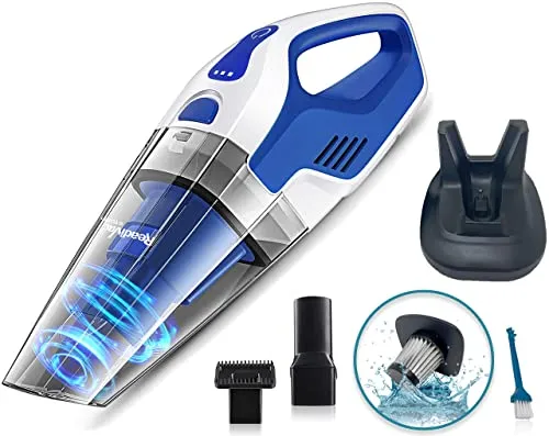 Kirby Storm Handheld Wet & Dry Vacuum Cleaner - Powerful Cordless Hand Vac in Medium Blue