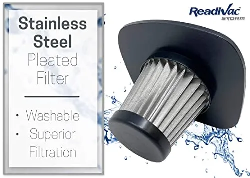 Kirby Storm Handheld Wet & Dry Vacuum Cleaner - Powerful Cordless Hand Vac in Medium Blue - Image 6