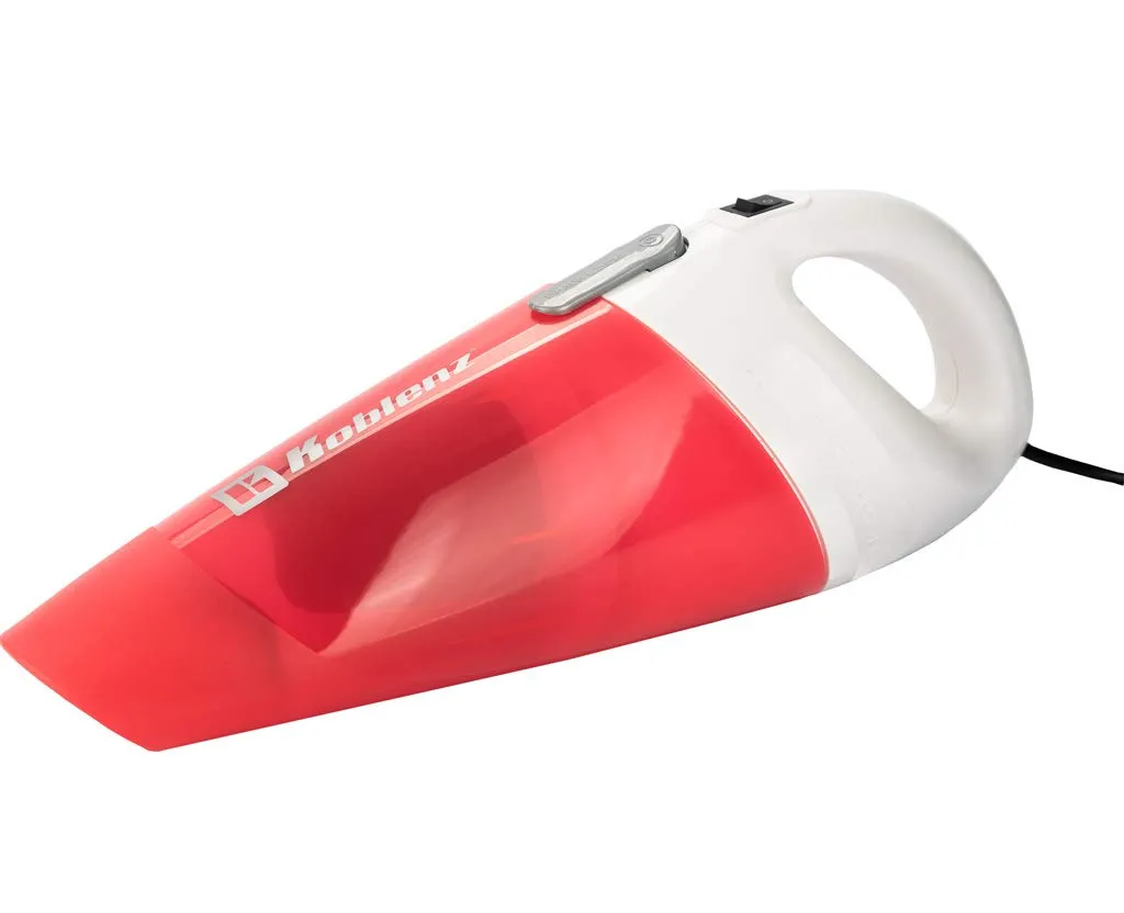 Koblenz Corded 120V Hand Vac - Lightweight, 400W Power, 18ft Cord, White/Pink for Pet Hair Cleaning - Image 3