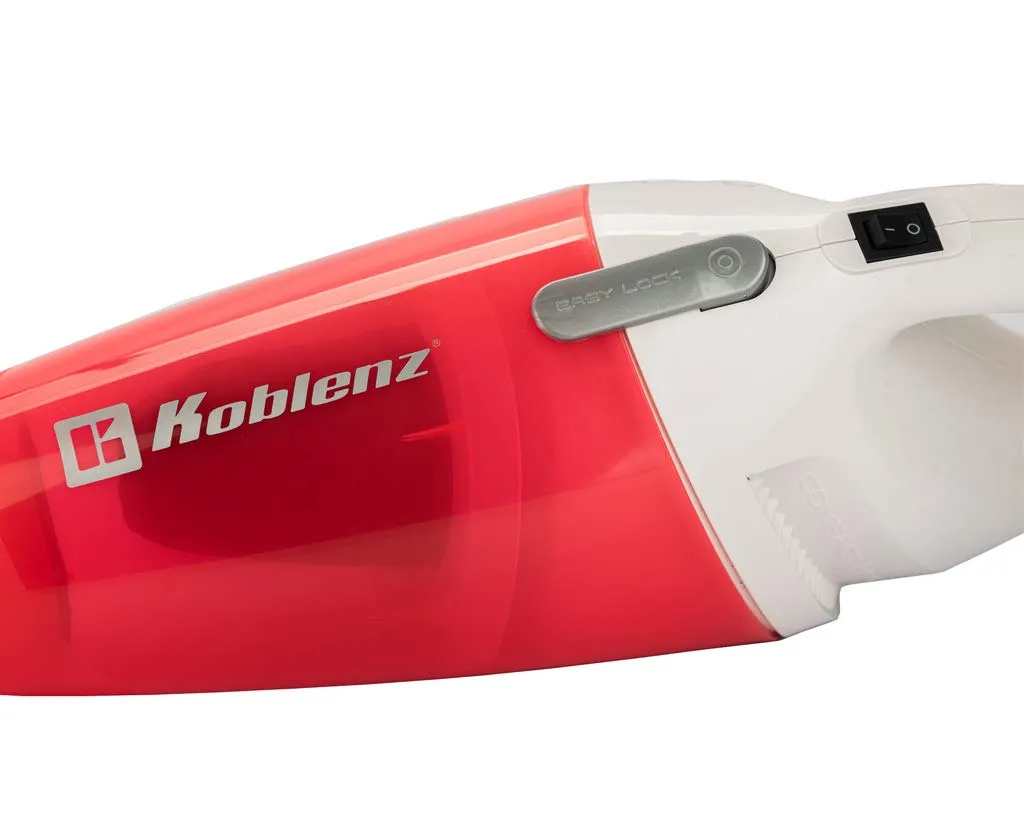 Koblenz Corded 120V Hand Vac - Lightweight, 400W Power, 18ft Cord, White/Pink for Pet Hair Cleaning - Image 4