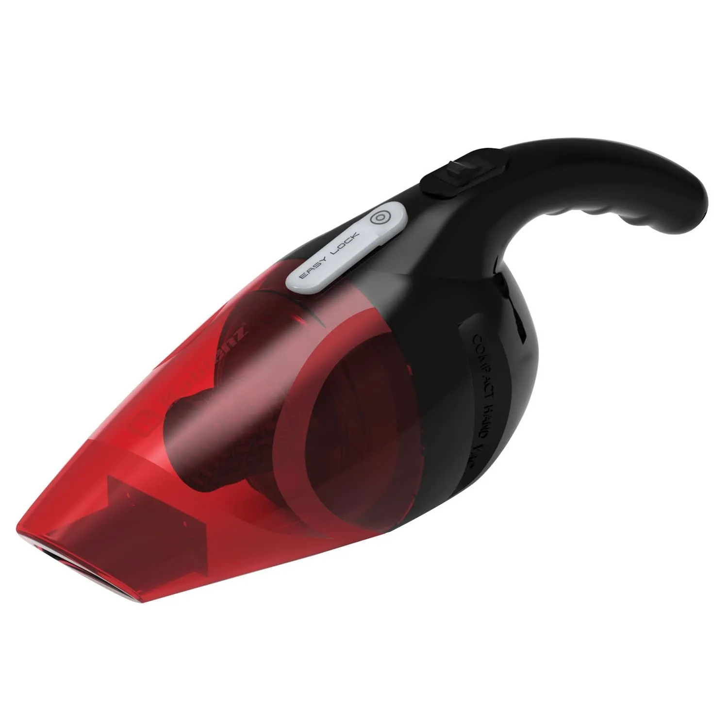Koblenz HV-12 KG4 12-Volt Hand Vacuum, Red - Portable Car Cleaner with Washable Filter - Image 2