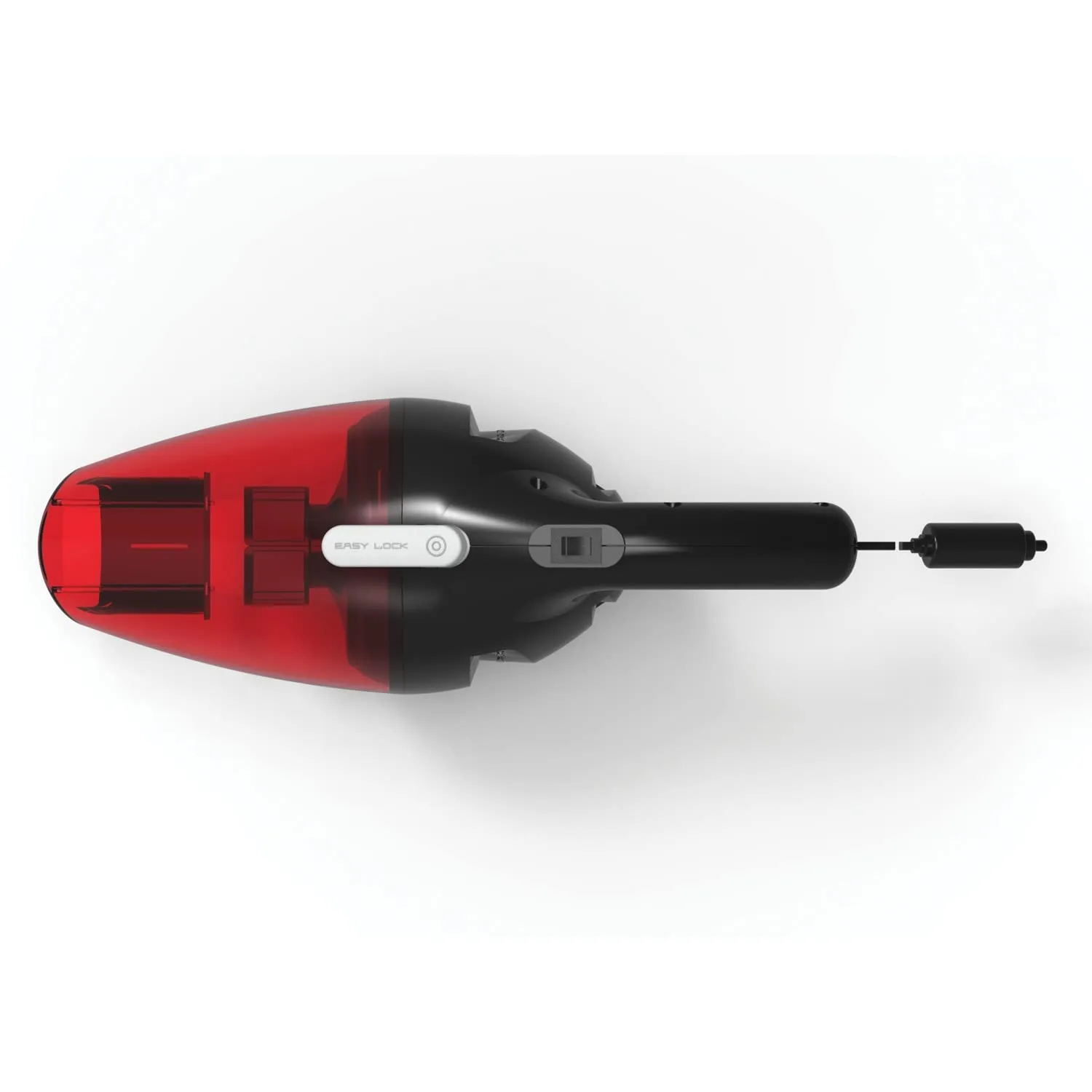 Koblenz HV-12 KG4 12-Volt Hand Vacuum, Red - Portable Car Cleaner with Washable Filter - Image 4