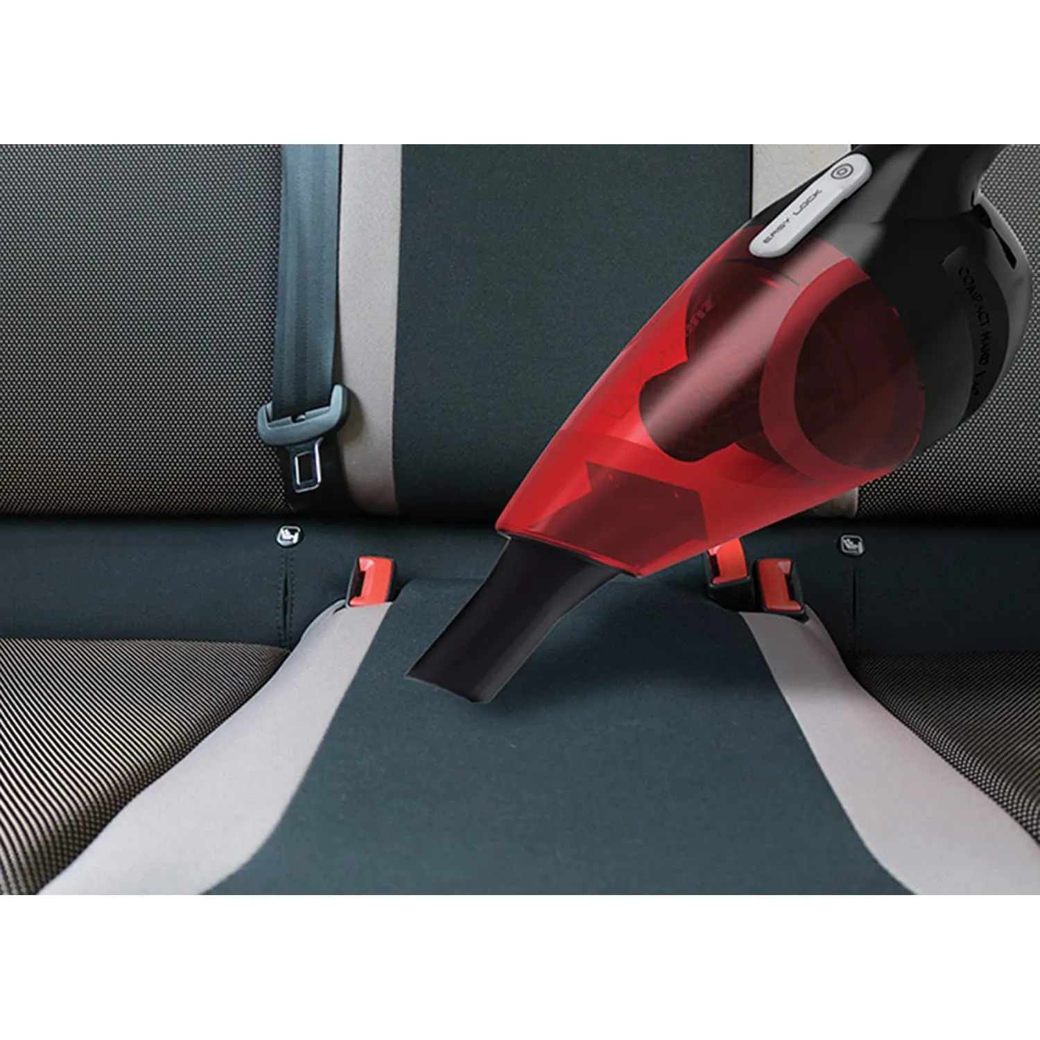 Koblenz HV-12 KG4 12-Volt Hand Vacuum, Red - Portable Car Cleaner with Washable Filter - Image 5