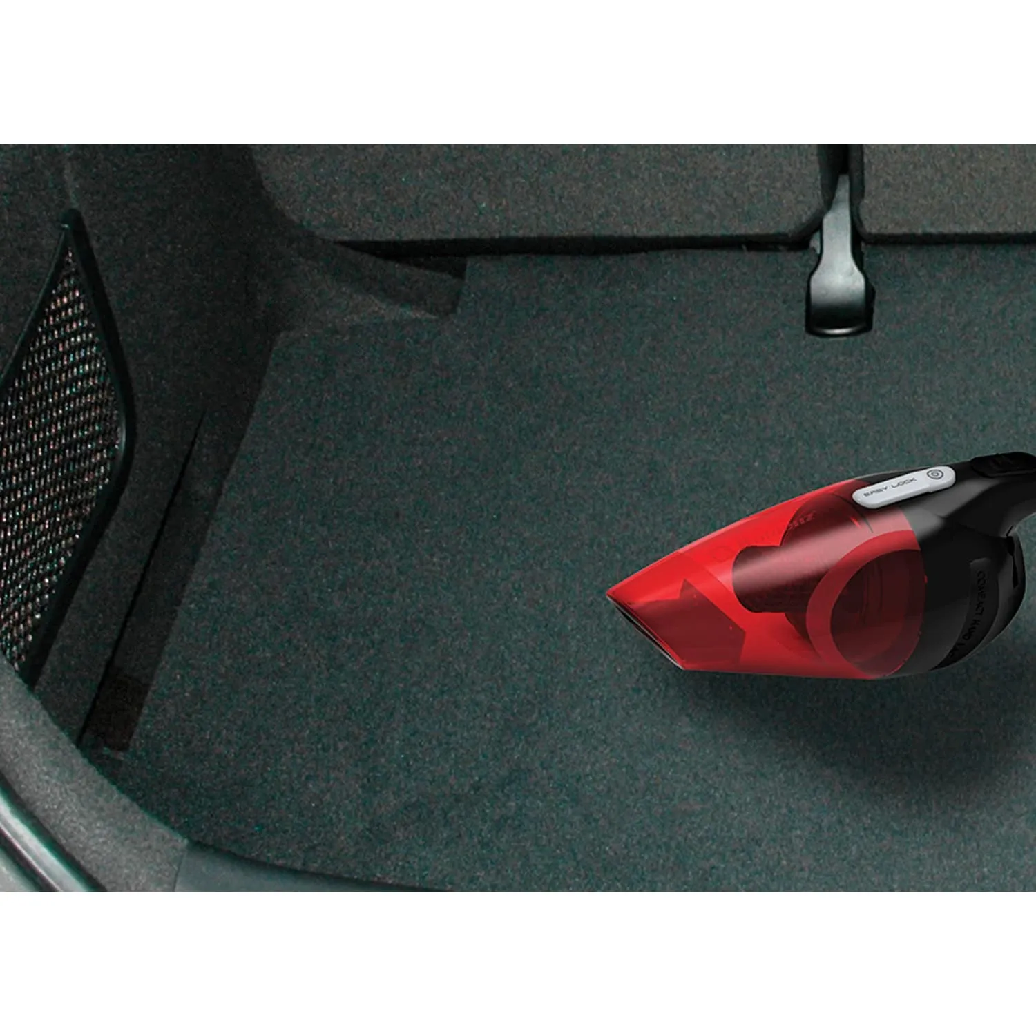 Koblenz HV-12 KG4 12-Volt Hand Vacuum, Red - Portable Car Cleaner with Washable Filter - Image 6