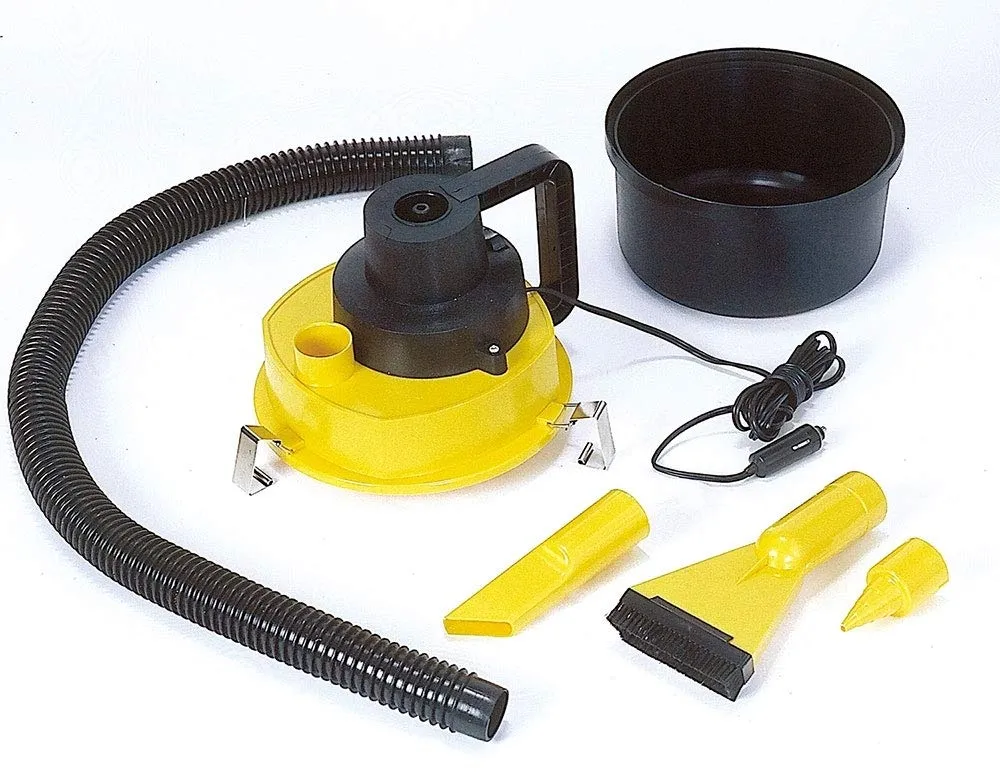 Koolatron 12 Volt Wet/Dry Canister Vacuum Cleaner - Compact 1 Gallon Shop Vac for Car & RV - Image 6