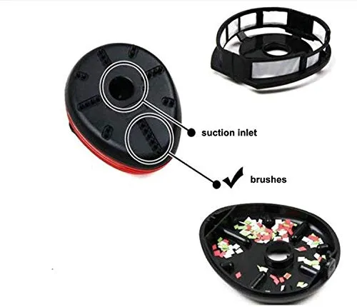 Ladybug Mini Vacuum Cleaner - Portable Desk Dust Sweeper, 2Pcs, Red, 10.5x8x7cm, Cute Design - Image 8