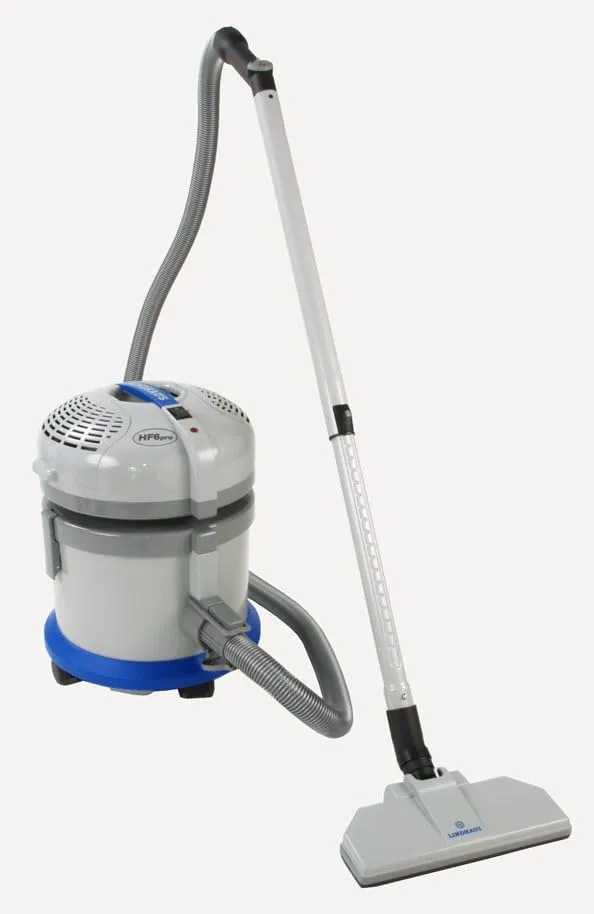 Lindhaus HF6 Pro Eco Force Commercial Canister Vacuum Cleaner - Lightweight, 750W Motor, Versatile Attachments