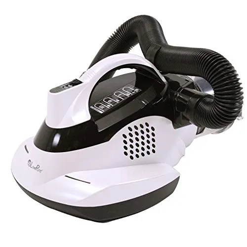 LivePure Ultramite Handheld Vacuum & Fabric Sanitizer - UVC Light, HEPA Filter, Dual Motor Brush, Anti-Allergen - Image 14