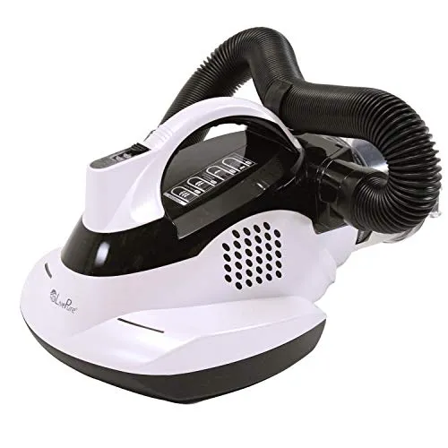 LivePure Ultramite Handheld Vacuum & Fabric Sanitizer - UVC Light, HEPA Filter, Dual Motor Brush, Anti-Allergen - Image 7