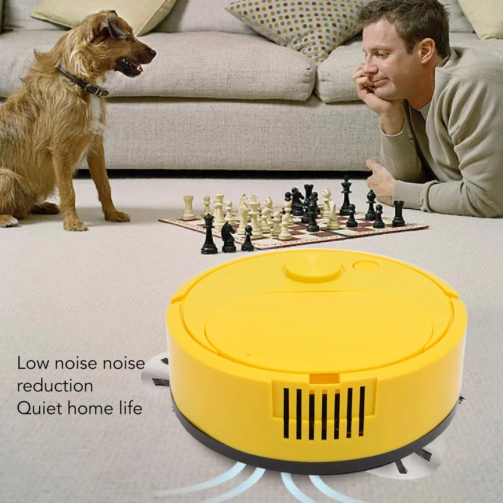 Sweeping Avoidance Luqeeg Smart Sweeping Robot Vacuum Cleaner - Strong Suction, Automatic ...