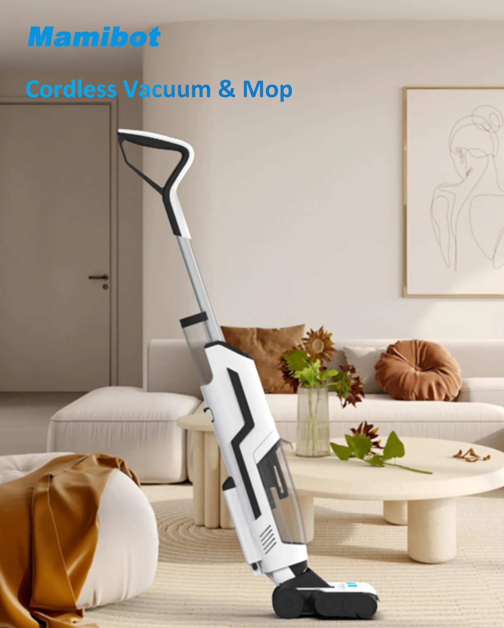 Mamibot Cordless Wet Dry Vacuum Cleaner & Mop, Smart Multi-Surface Cleaner with Self-Cleaning System 7 Mamibot Cordless Wet Dry Vacuum Cleaner & Mop, Smart Multi-Surface Cleaner with Self-Cleaning System - Image 7