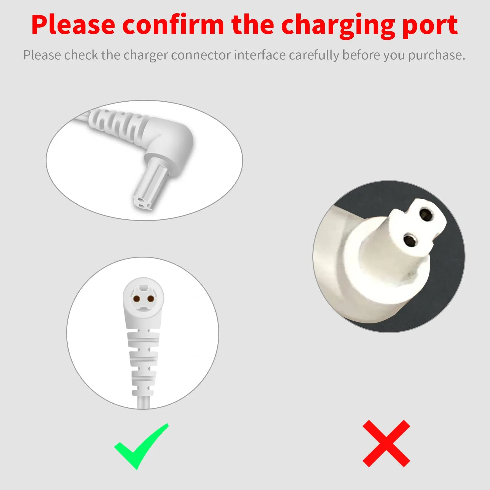 MEROM 15V Charger for Black & Decker Handheld Vacuum - Genuine White Replacement Cord - Image 2