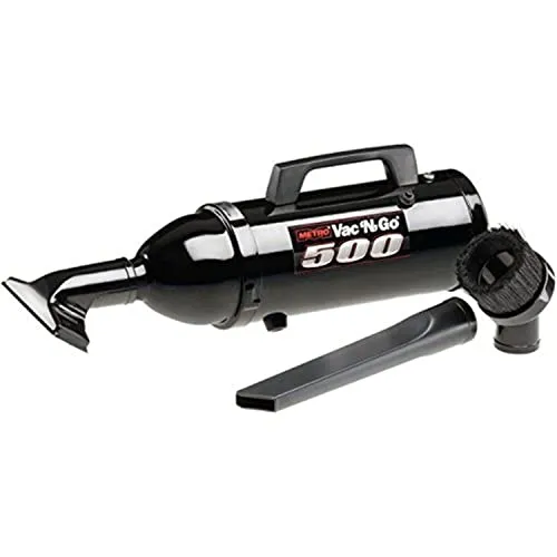 MetroVac AM-4B VAC N GO - Portable 12V Automotive Vacuum & Air Duster with Powerful 140W Motor