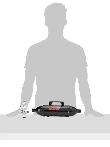 METROVAC Vac N' Blo 500W Hand Vacuum & Blower - Lightweight, All-Steel, 60' Water Lift, Black Finish - Image 3