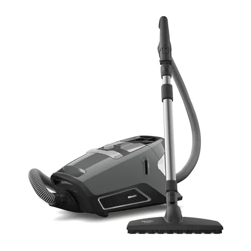 Miele Blizzard CX1 Pure Suction Bagless Canister Vacuum Cleaner, Graphite Grey, Ideal for Hard Floors