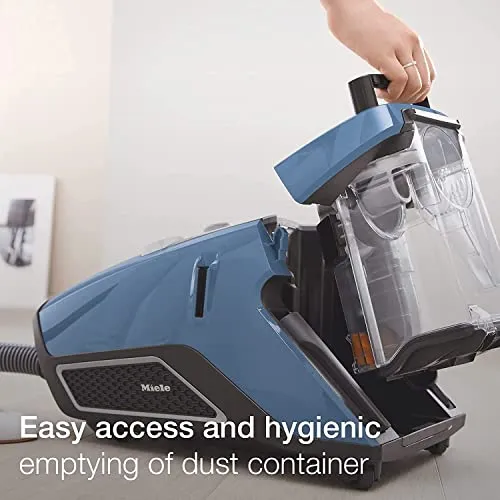 Miele Blizzard CX1 Turbo Team Bagless Canister Vacuum, Tech Blue with 7 Essential Tools 2 Miele Blizzard CX1 Turbo Team Bagless Canister Vacuum, Tech Blue with 7 Essential Tools - Image 2