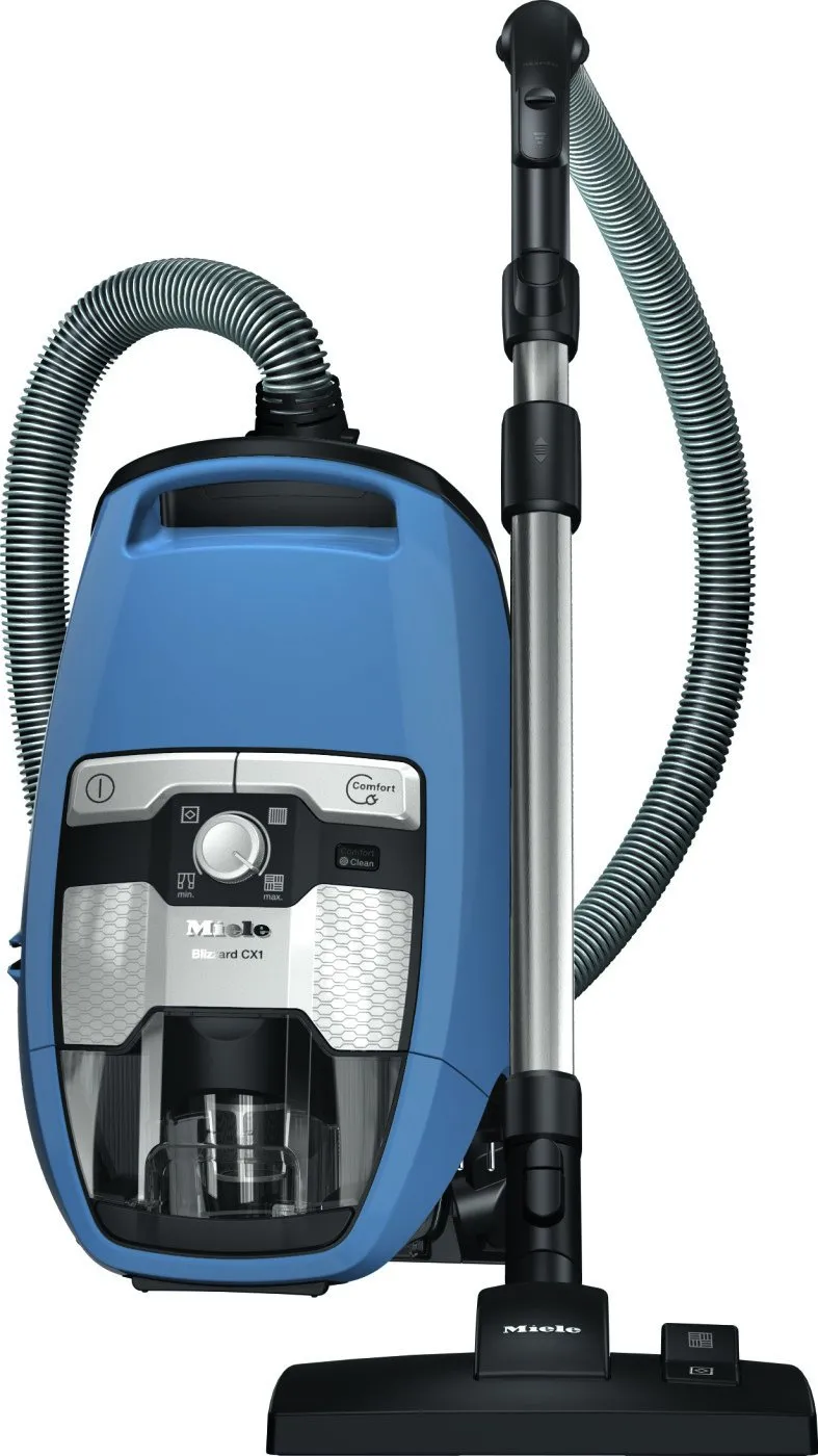 Miele Blizzard CX1 Turbo Team Bagless Vacuum Cleaner, Tech Blue - Powerful Suction, Easy to Use
