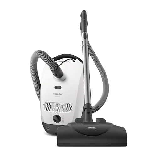 Miele Classic C1 Bagged Canister Vacuum in Lotus White - Ideal for Pet Owners, Strong Suction Power 1 Miele Classic C1 Bagged Canister Vacuum in Lotus White - Ideal for Pet Owners, Strong Suction Power